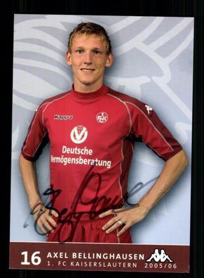 Axel Bellinghausen Autogrammkarte 1 FC Kaiserslautern 2005-06 Original Signiert