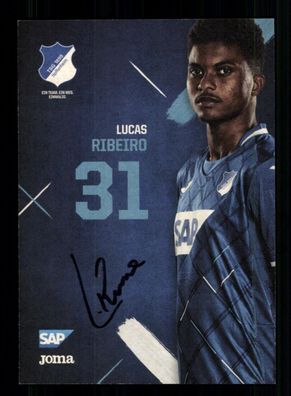 Lukas Ribeiro Autogrammkarte TSG Hoffenheim 2019-20 Original Signiert