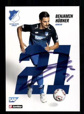 Benjamin Hübner Autogrammkarte TSG Hoffenheim 2017-18 Original Signiert
