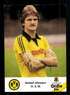 Norbert Dörmann Autogrammkarte Borussia Dortmund 1979-80 Original Signiert