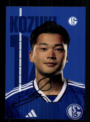 Soichiro Kozuki Autogrammkarte FC Schalke 04 2023-24 Original Signiert