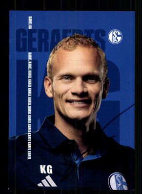 Karel Geraerts Autogrammkarte FC Schalke 04 2023-24 Original Signiert