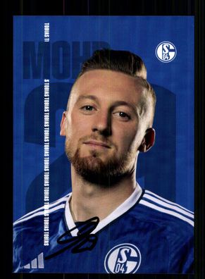 Tobias Mohr Autogrammkarte FC Schalke 04 2023-24 Original Signiert