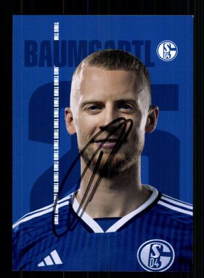 Timo Baumgartl Autogrammkarte FC Schalke 04 2023-24 Original Signiert