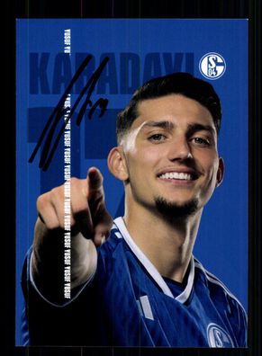 Yusuf Kakadayi Autogrammkarte FC Schalke 04 2023-24 Original Signiert
