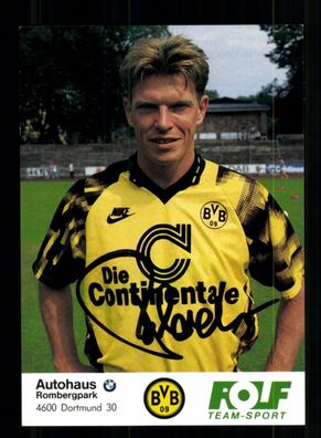 Knut Reinhardt Autogrammkarte Borussia Dortmund 1992-93 Original Signiert