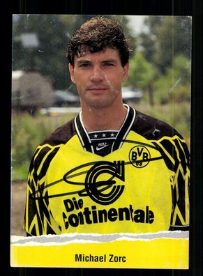 Michael Zorc Krone Autogrammkarte Borussia Dortmund 1994-95 Original Signiert + 2