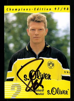 Knut Reinhardt Autogrammkarte Borussia Dortmund 1997-98 Original Signiert