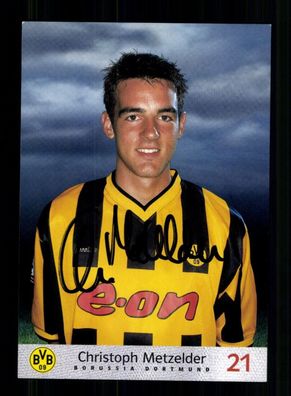 Christoph Metzelder Autogrammkarte Borussia Dortmund 2000-01 Original Signiert