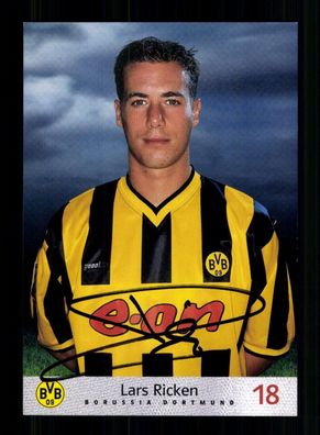 Lars Ricken Autogrammkarte Borussia Dortmund 2000-01 Original Signiert