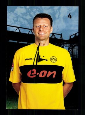 Christian Wörns Autogrammkarte Borussia Dortmund 2002-03 2. Karte Original Sign