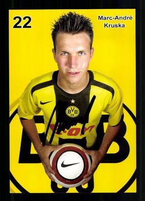 Marc Andre Kruska Autogrammkarte Borussia Dortmund 2005-06 Original Signiert