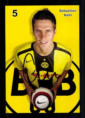 Sebastian Kehl Autogrammkarte Borussia Dortmund 2005-06 Original Signiert
