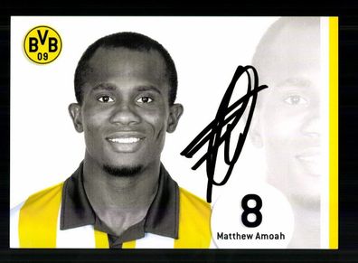 Matthew Amoah Autogrammkarte Borussia Dortmund 2006-07 Original Signiert