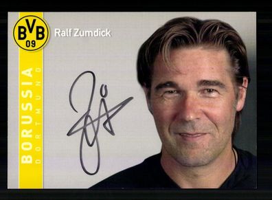 Ralf Zumdick Autogrammkarte Borussia Dortmund 2007-08 Original Signiert