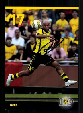 Dede Autogrammkarte Borussia Dortmund 2009-10 Original Signiert