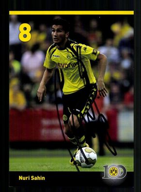 Nuri Sahin Autogrammkarte Borussia Dortmund 2009-10 Original Signiert