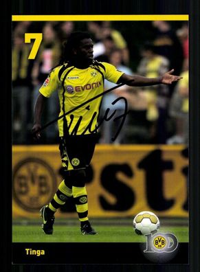 Tinga Autogrammkarte Borussia Dortmund 2009-10 Original Signiert