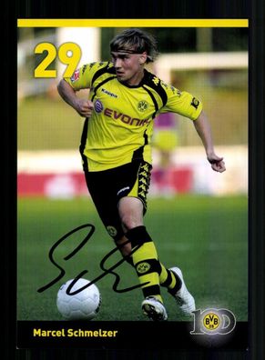 Marcel Schmelzer Autogrammkarte Borussia Dortmund 2009-10 Original Signiert