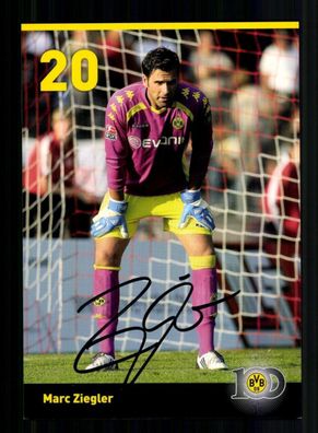 Marc Ziegler Autogrammkarte Borussia Dortmund 2009-10 Original Signiert