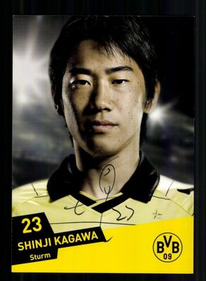 Shinji Kagawa Autogrammkarte Borussia Dortmund 2010-11 Original Signiert