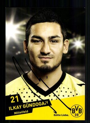 Ilkay Gündogan Autogrammkarte Borussia Dortmund 2011-12 1. Karte Signiert