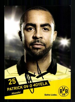Patrick Owomoyela Autogrammkarte Borussia Dortmund 2011-12 1. Karte Signiert