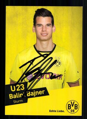 Balint Bajner Autogrammkarte Borussia Dortmund 2013-14 Amateure Signiert