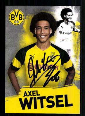 Axel Witsel Autogrammkarte Borussia Dortmund 2018-19 Original Signiert