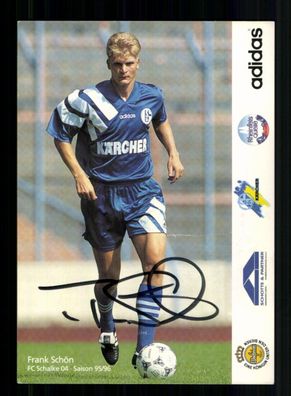 Frank Schön Autogrammkarte FC Schalke 04 1995-96 Original Signiert