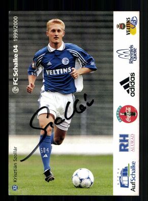 Krisztian Szollar Autogrammkarte FC Schalke 04 1999-00 Original Signiert