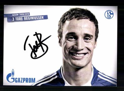 Tore Reginiussen Autogrammkarte FC Schalke 04 2009-10 Original Signiert
