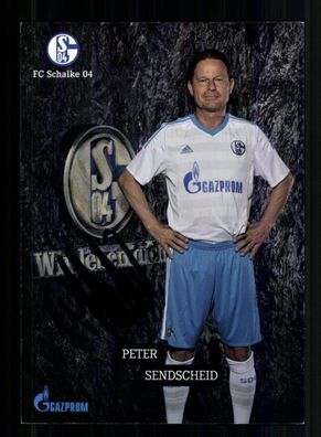 Peter Sendscheid Autogrammkarte FC Schalke 04 2014-15 Traditionsmannschaft