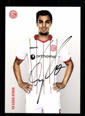 Kaan Ayhan Autogrammkarte Fortuna Düsseldorf 2017-18 Original Signiert