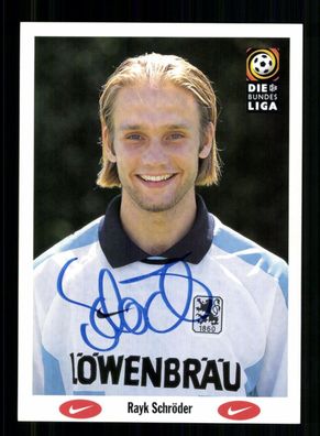 Rayk Schröder Autogrammkarte TSV 1860 München 1996-97 Original Signiert