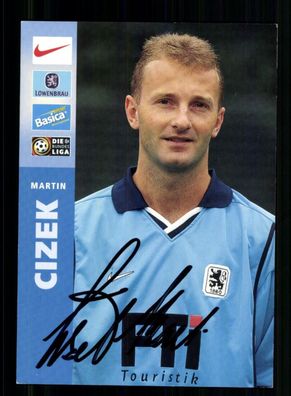Martin Cizek Autogrammkarte TSV 1860 München 1999-00 Original Signiert