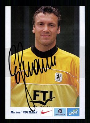 Michael Hofmann Autogrammkarte TSV 1860 München 2001-02 Original Signiert