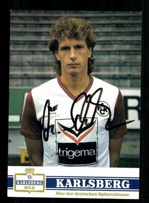 Michael Schulz Autogrammkarte 1 FC Kaiserslautern 1988-89 Original Signiert