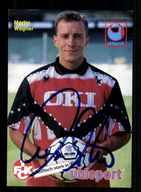Martin Wagner Autogrammkarte 1 FC Kaiserslautern 1993-94 Uhlsport Original