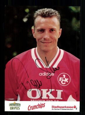 Martin Wagner Autogrammkarte 1 FC Kaiserslautern 1995-96 Original Signiert