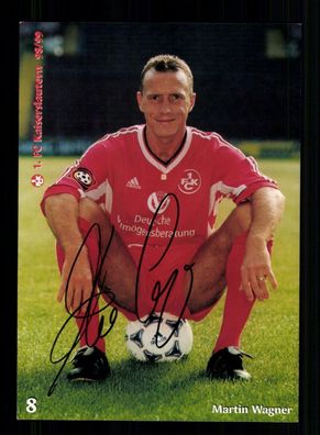 Martin Wagner Autogrammkarte 1 FC Kaiserslautern 1998-99 Original Signiert