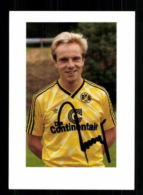 Michael Rummenigge Autogrammkarte Borussia Dortmund 1988-89 Original Signiert