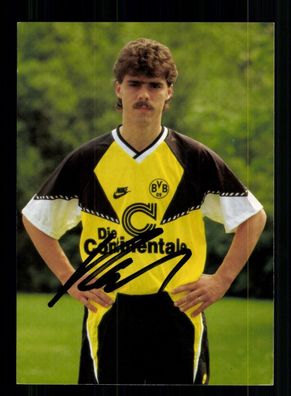Steffen Karl Autogrammkarte Borussia Dortmund 1990-91 Original Signiert
