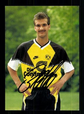 Günter Breitzke Autogrammkarte Borussia Dortmund 1990-91 Original Signiert