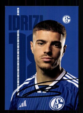 Blendi Idrizi Autogrammkarte FC Schalke 04 2023-24 Original Signiert