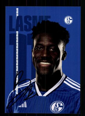 Bryan Lasme Autogrammkarte FC Schalke 04 2023-24 Original Signiert