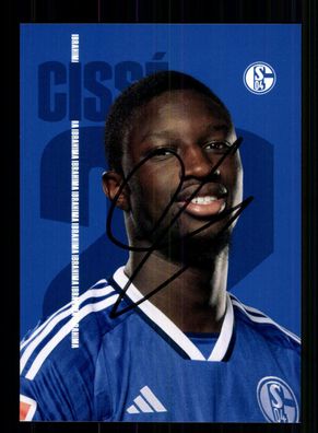 Ibrahima Cisse Autogrammkarte FC Schalke 04 2023-24 Original Signiert