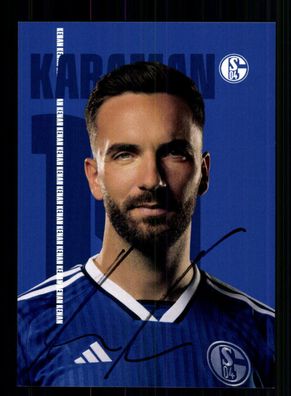Kenan Karaman Autogrammkarte FC Schalke 04 2023-24 Original Signiert