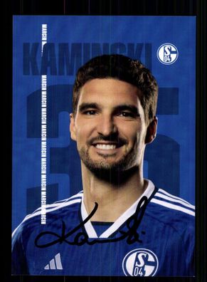 Marcin Kaminski Autogrammkarte FC Schalke 04 2023-24 Original Signiert