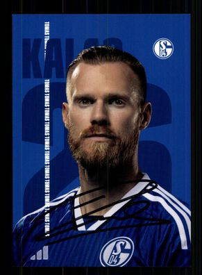 Tomas Kalas Autogrammkarte FC Schalke 04 2023-24 Original Signiert